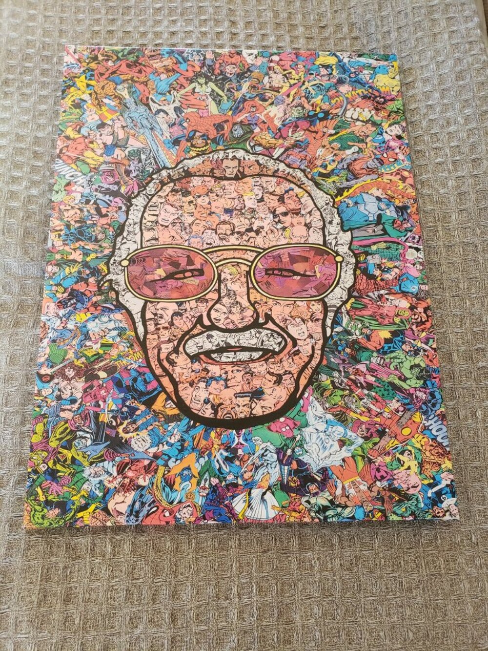 Stan Lee Collage Print 8.5 x 15 picture